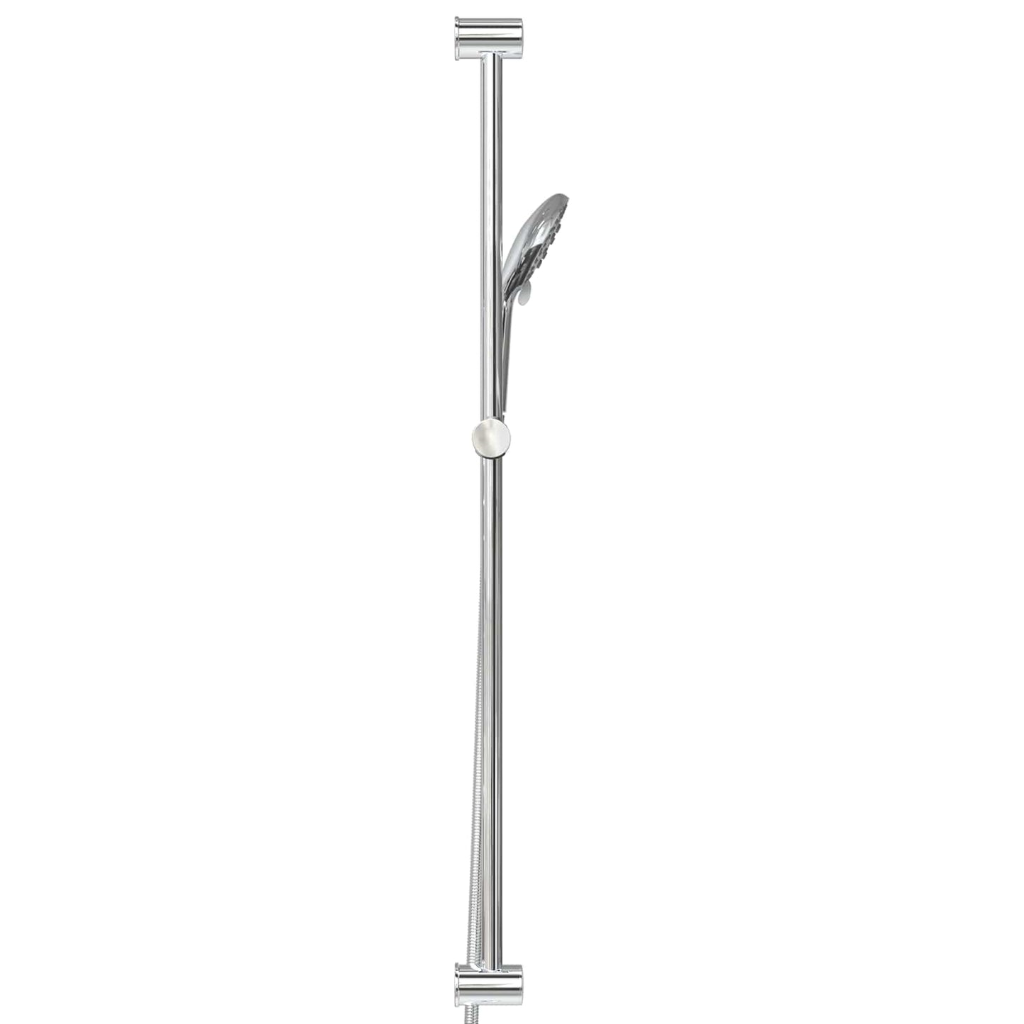 Shower System Set Chrome 100 cm Stainless Steel