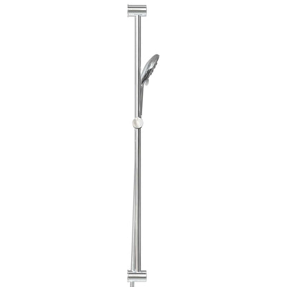 Shower System Set Chrome 100 cm Stainless Steel
