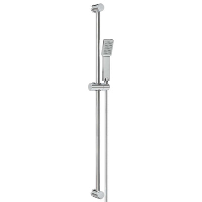 Shower System Set Chrome 100 cm Stainless Steel