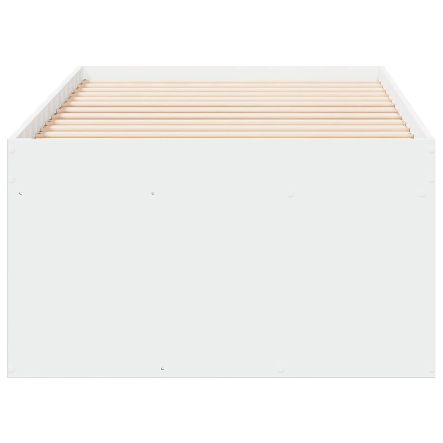 Bed Frame with Storage White 80 x 200 cm Engineered Wood
