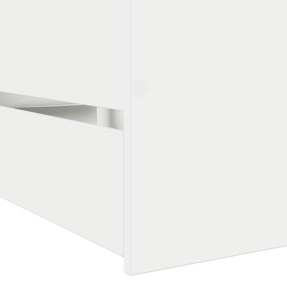Bed Frame with Storage White 80 x 200 cm Engineered Wood