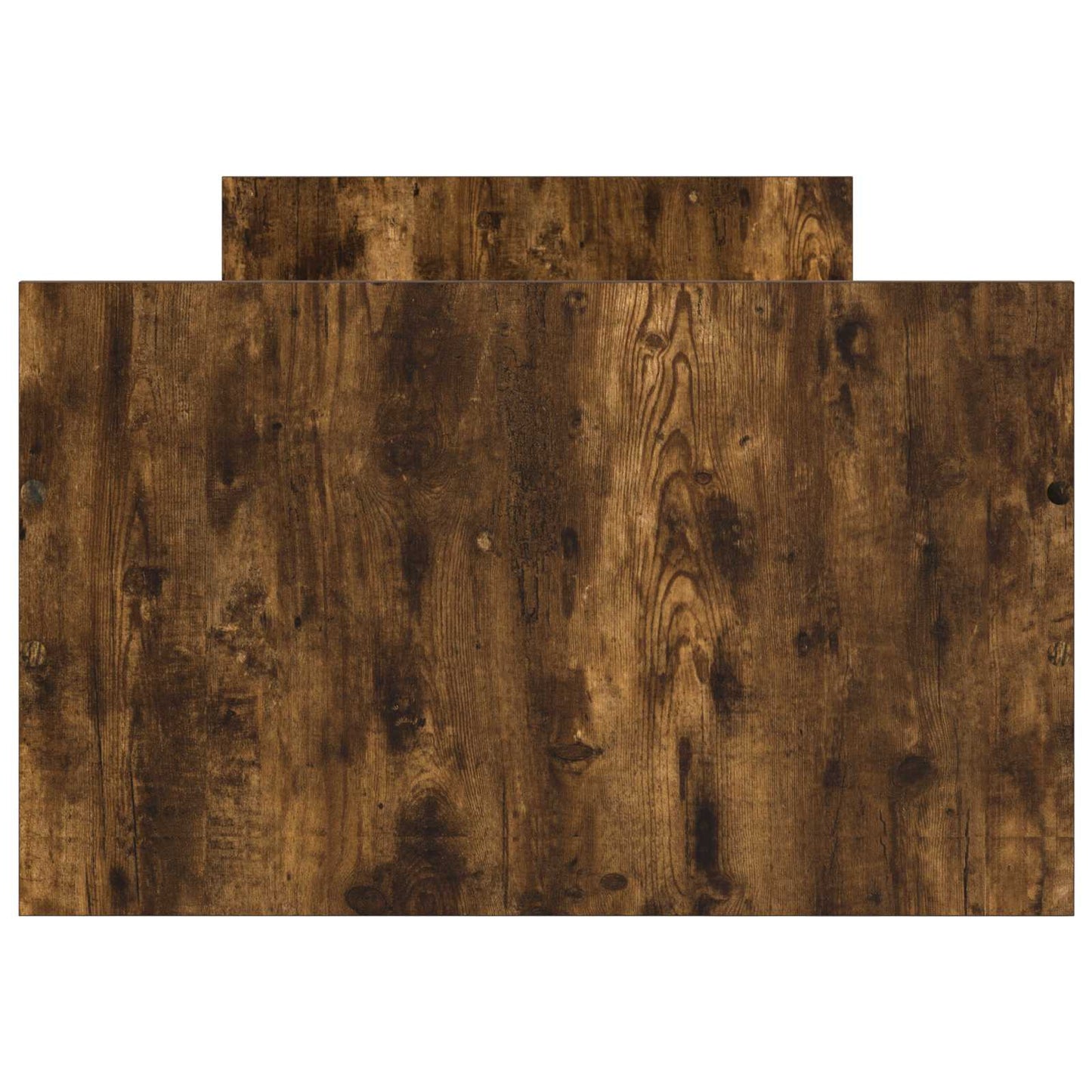 Bed Frame with Storage Smoked Oak 80 x 200 cm Engineered Wood