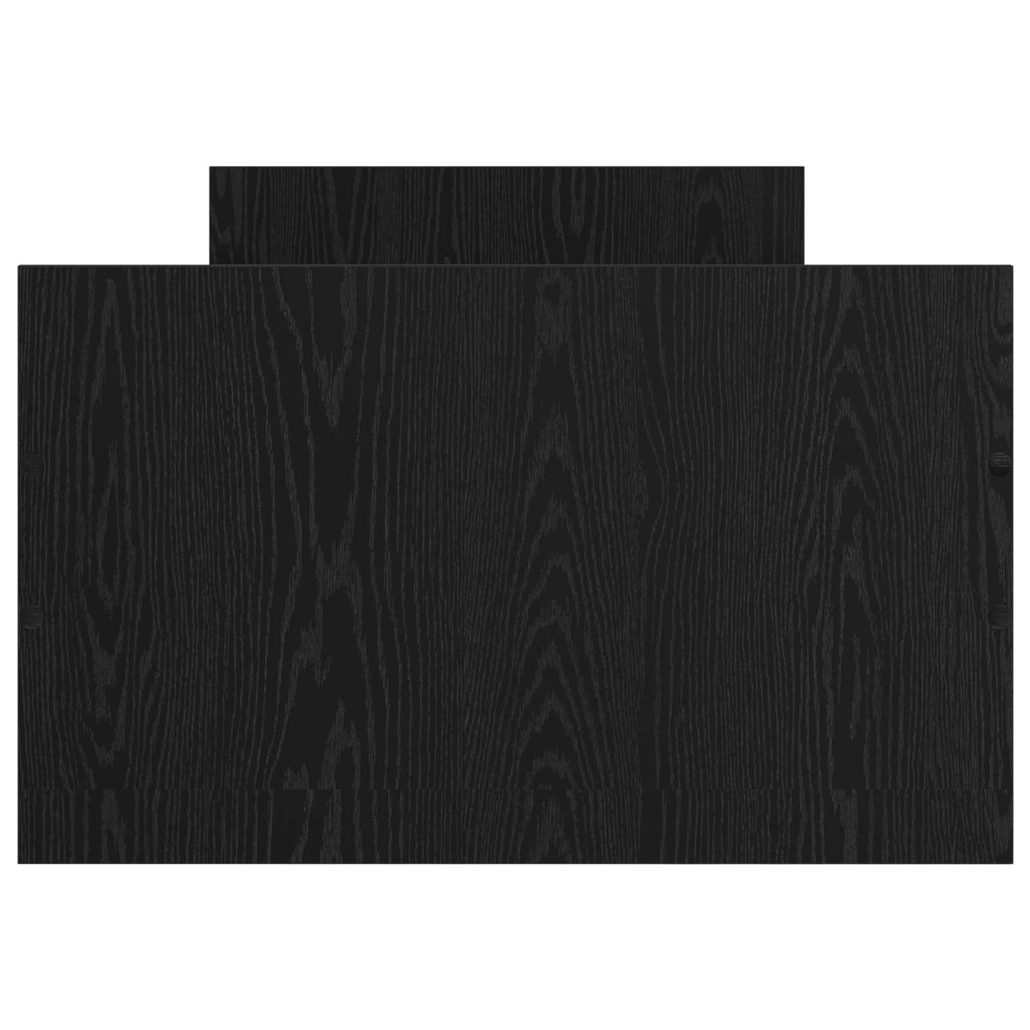 Bed Frame with Storage Black Oak 80 x 200 cm Engineered Wood