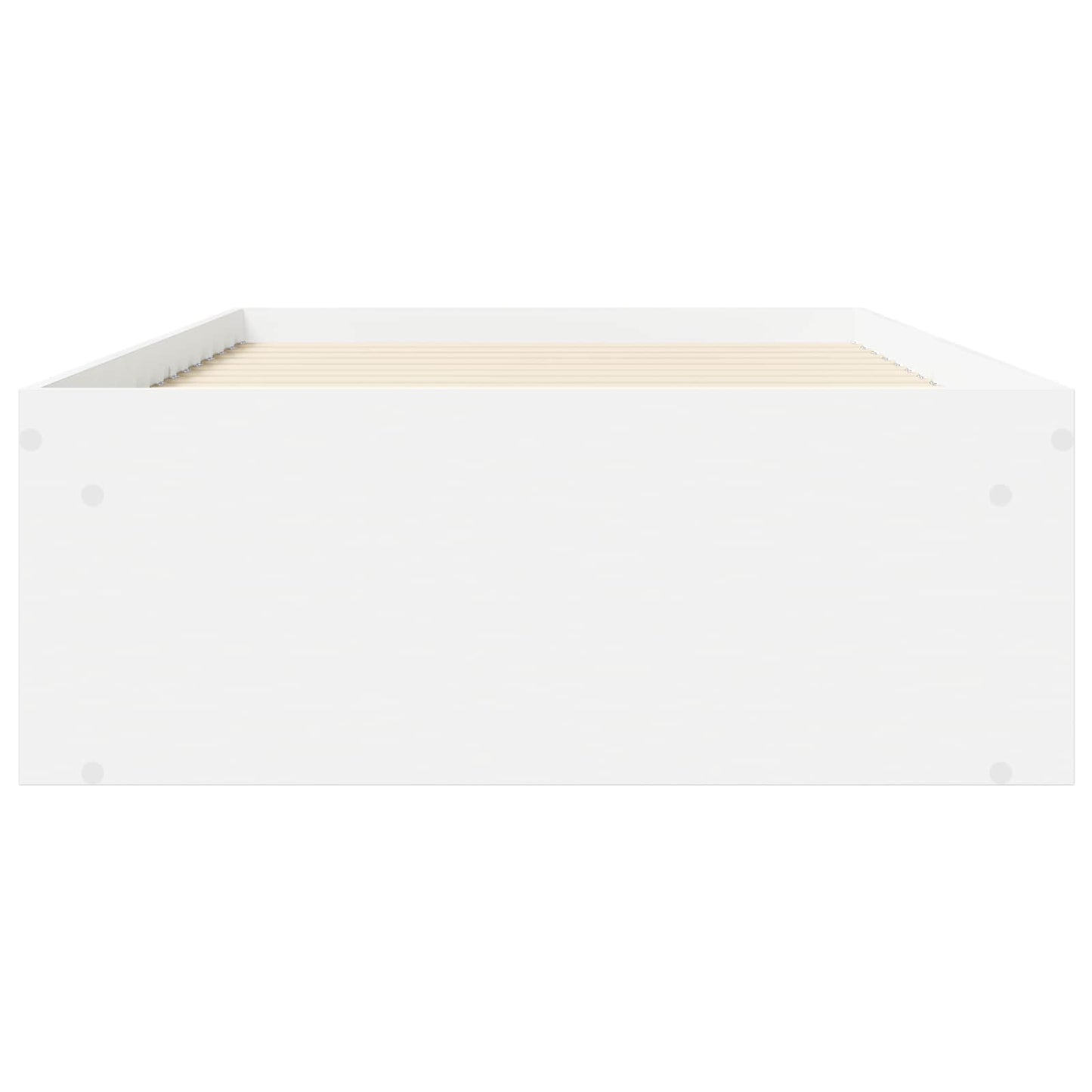 Bed Frame with Storage White 80 x 200 cm Engineered Wood