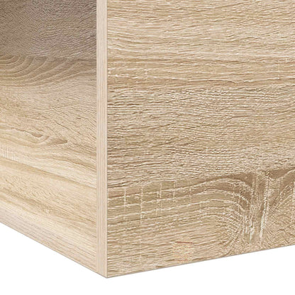 Bed Frame with Storage Sonoma Oak 80 x 200 cm Engineered Wood