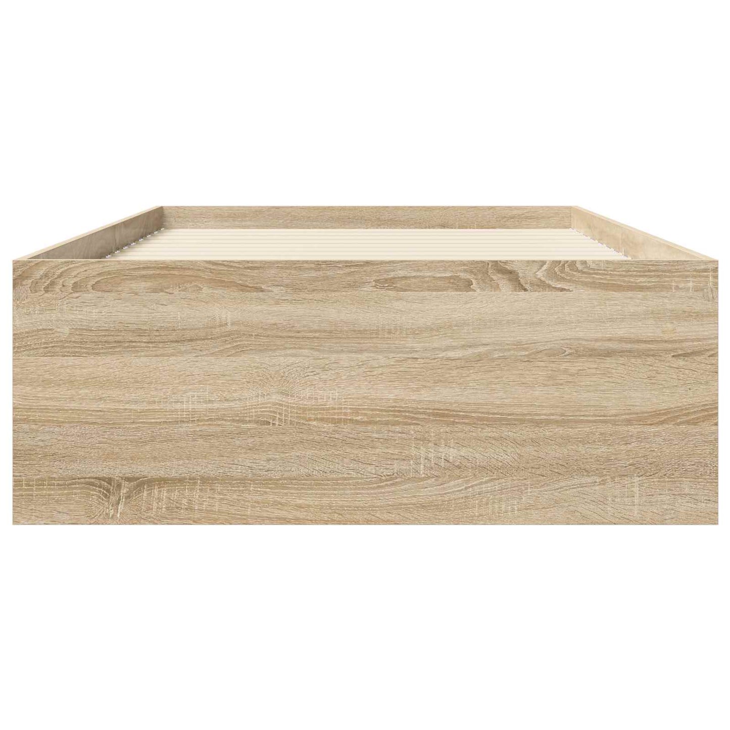 Bed Frame with Storage Sonoma Oak 80 x 200 cm Engineered Wood