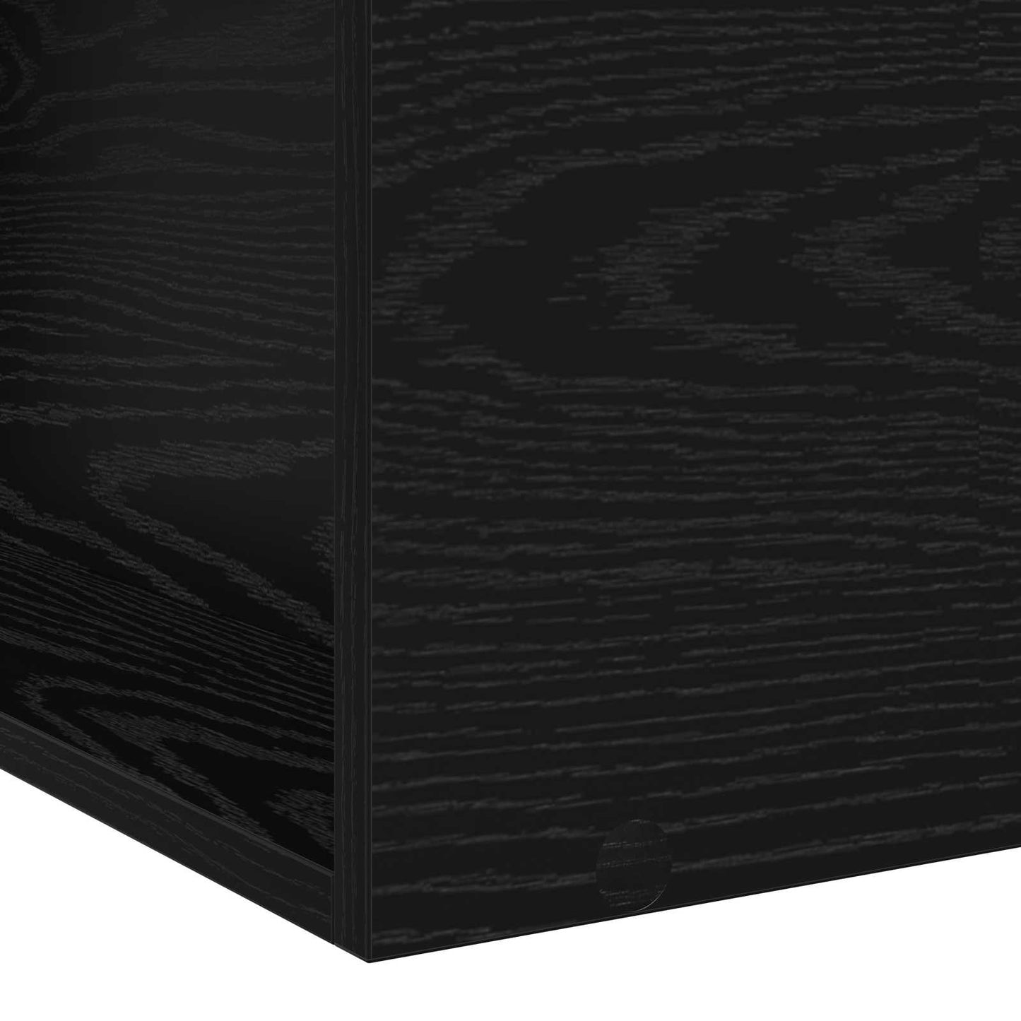 Bed Frame with Storage Black Oak 80 x 200 cm Engineered Wood