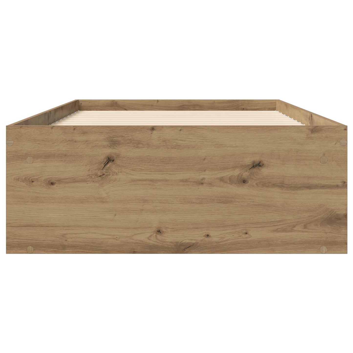 Bed Frame with Storage Artisian Oak 80 x 200 cm Engineered Wood