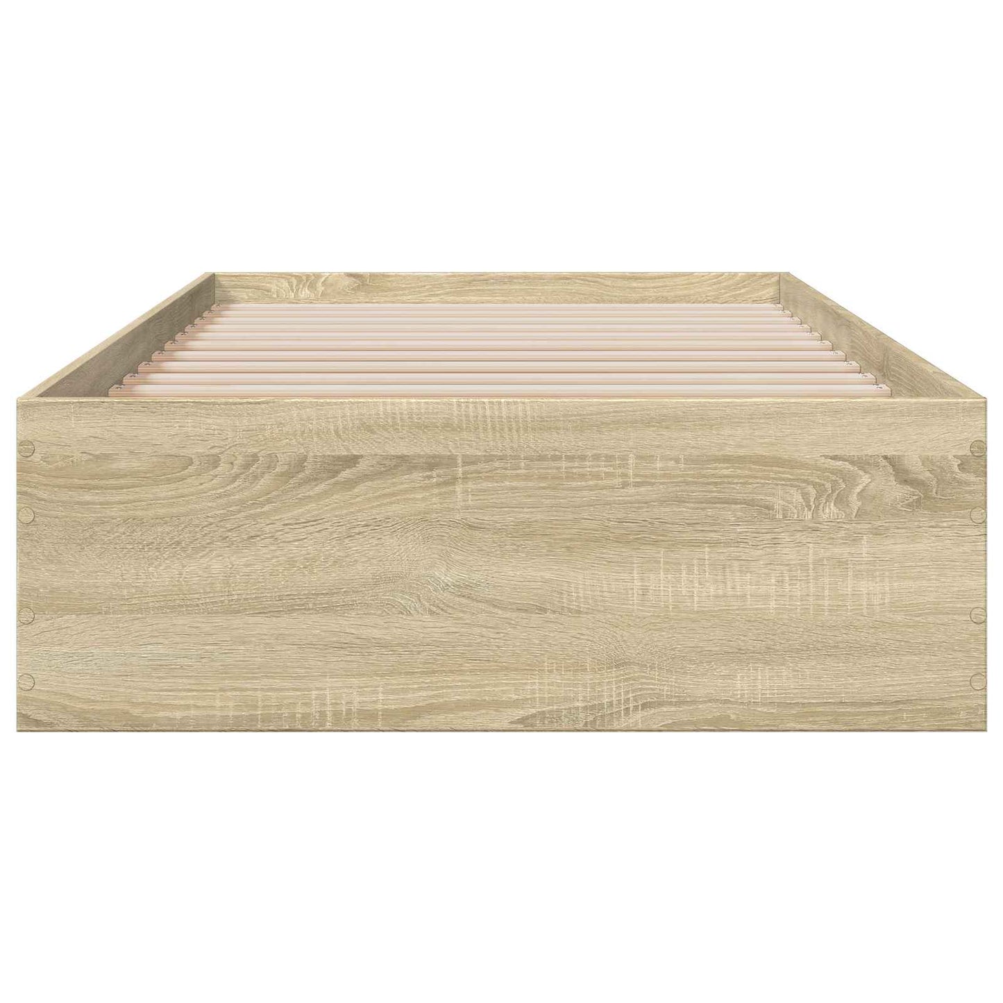 Bed Frame with Storage Sonoma Oak 80 x 200 cm Engineered Wood