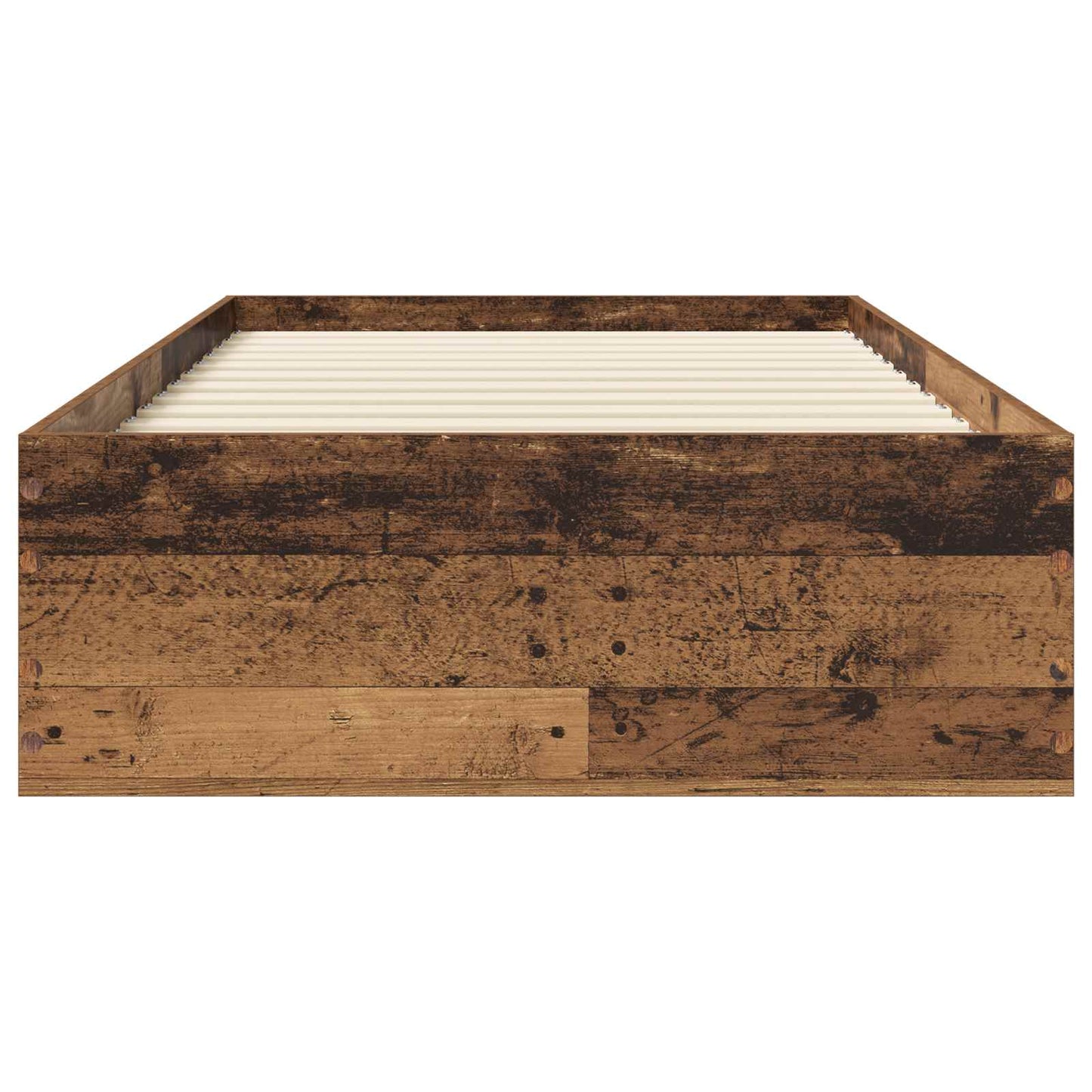 Bed Frame with Storage Old Wood 80 x 200 cm Engineered Wood