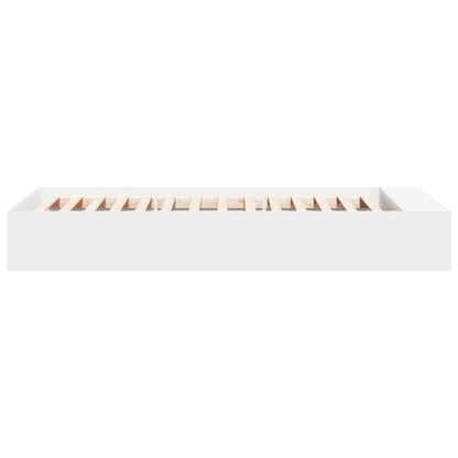 Bed Frame with Storage White 80 x 200 cm Engineered Wood