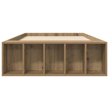 Bed Frame with Storage Artisian Oak 80 x 200 cm Engineered Wood