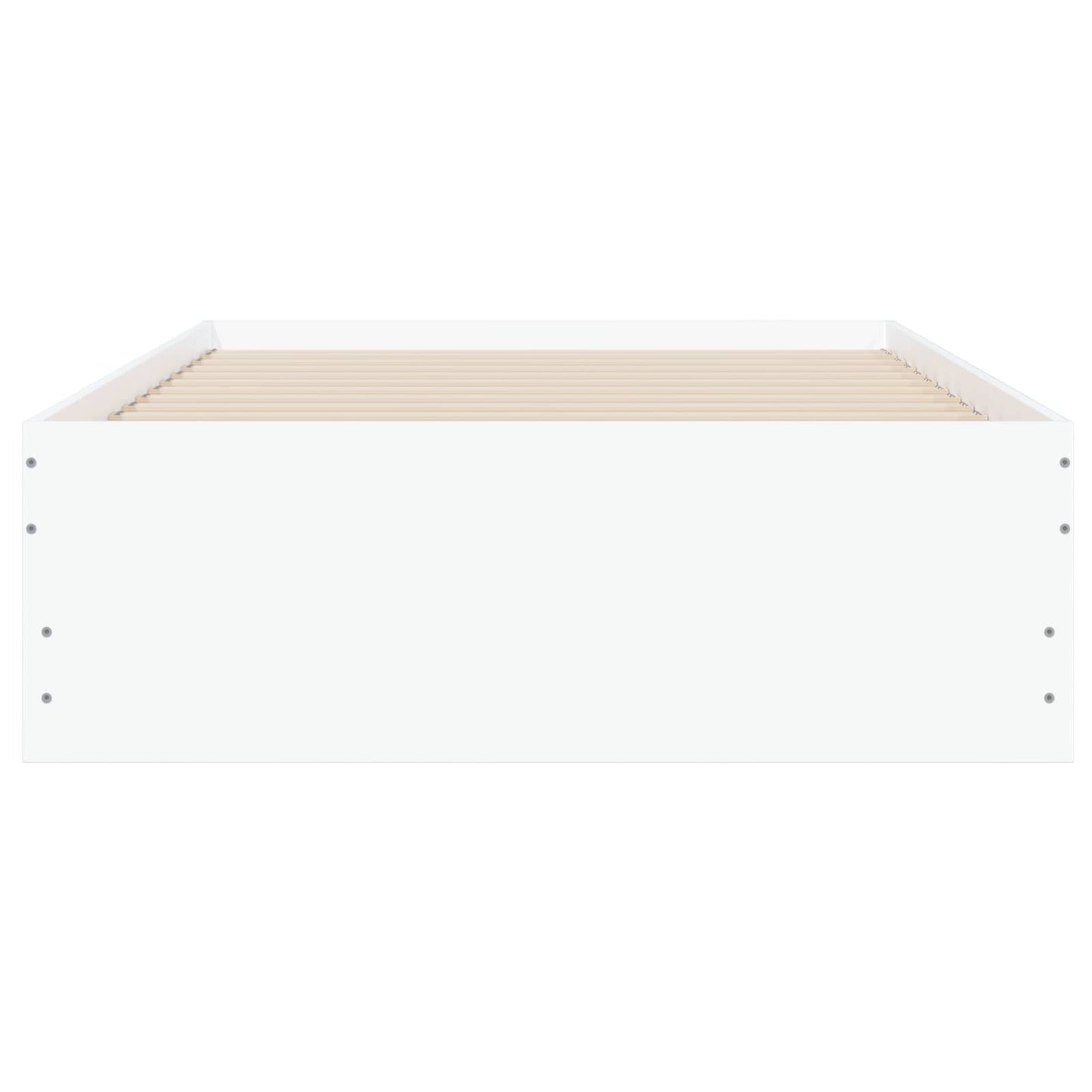 Bed Frame with Storage White 80 x 200 cm Engineered Wood