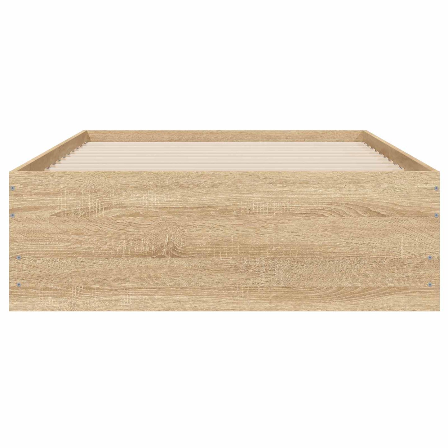 Bed Frame with Storage Sonoma Oak 80 x 200 cm Engineered Wood