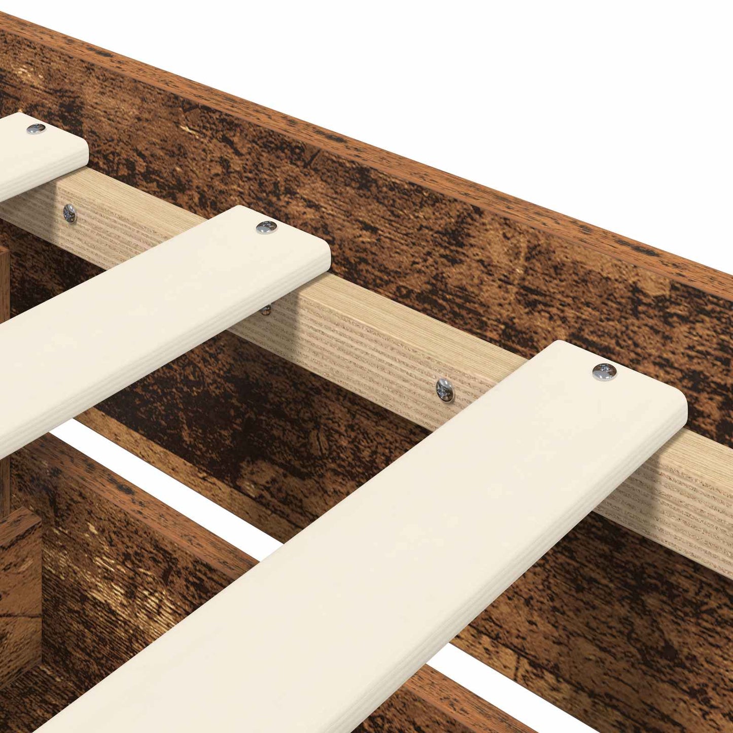 Bed Frame with Storage with Drawer Old Wood Engineered wood