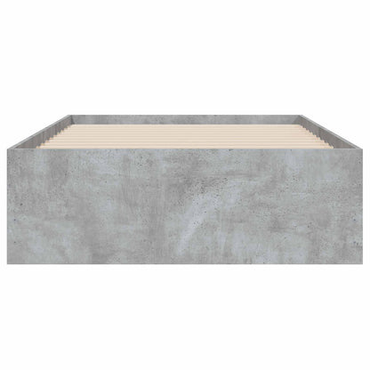 Bed Frame with Storage Grey Sonoma 80 x 200 cm Engineered Wood
