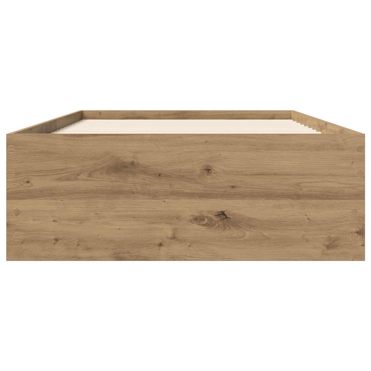 Bed Frame with Storage Artisian Oak 80 x 200 cm Engineered Wood
