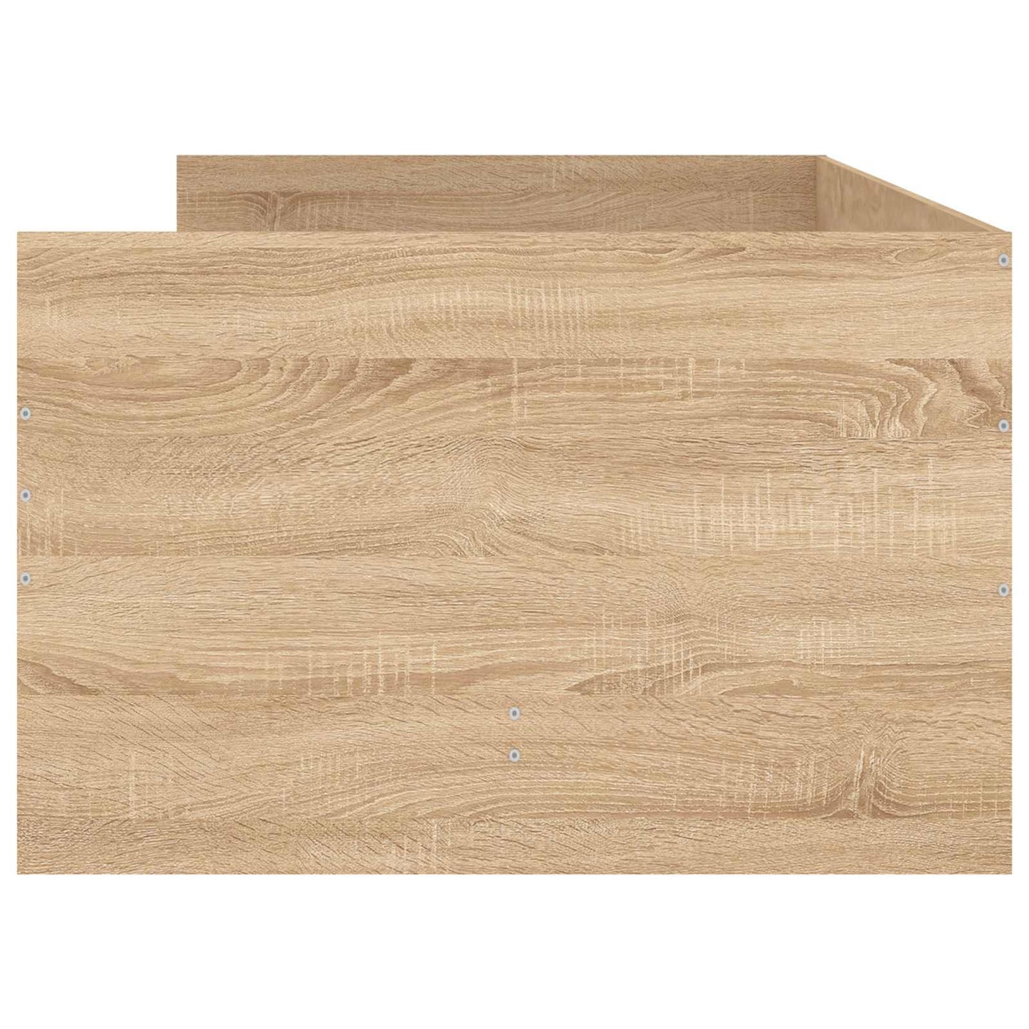 Bed Frame with Storage Sonoma Oak 80 x 200 cm Engineered Wood