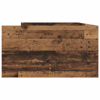 Bed Frame with Storage Old Wood 80 x 200 cm Engineered Wood