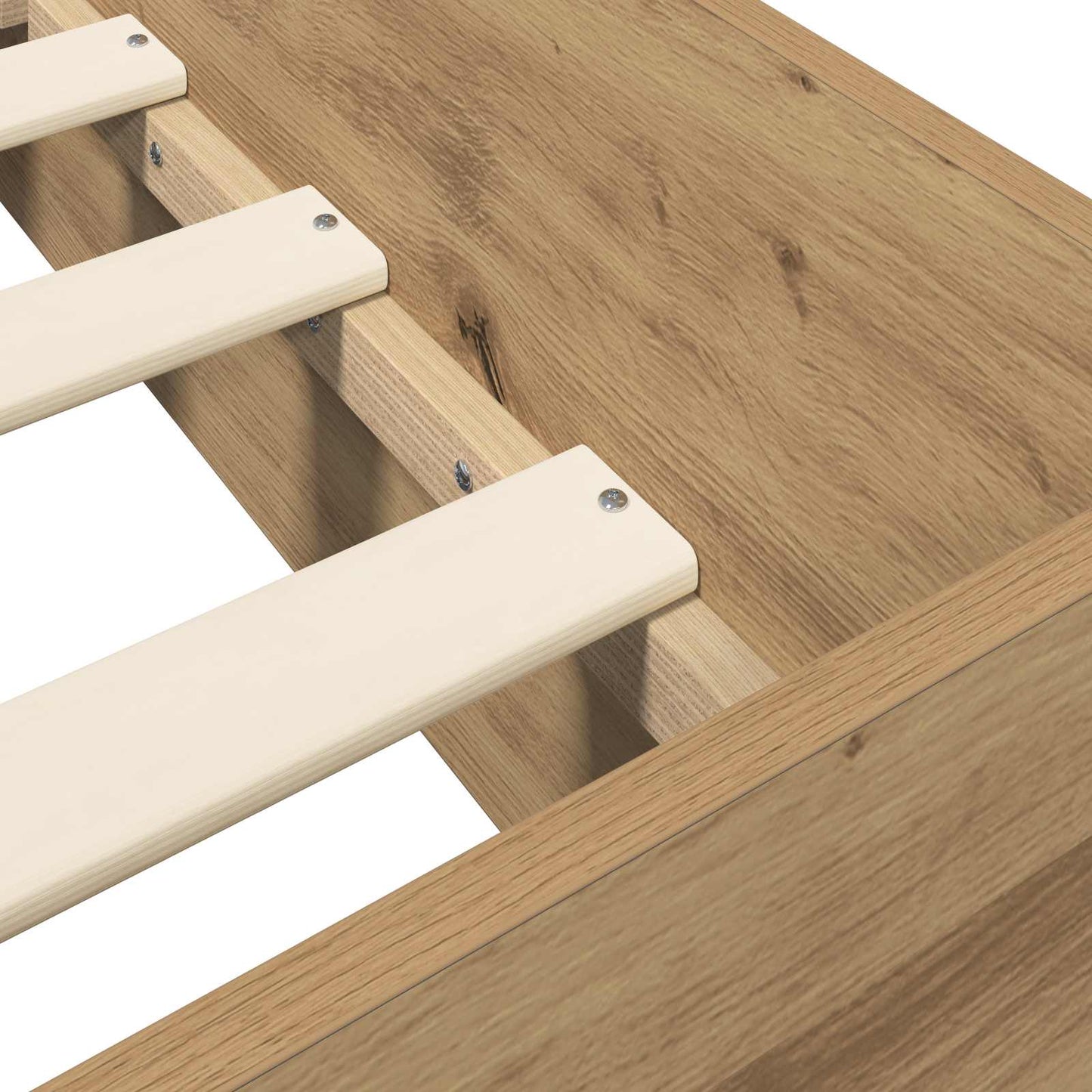 Bed Frame with Storage Artisian Oak 80 x 200 cm Engineered Wood