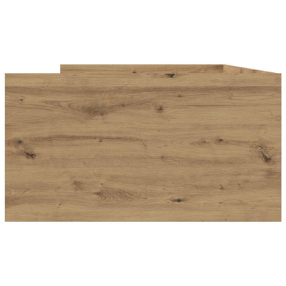 Bed Frame with Storage Artisian Oak 80 x 200 cm Engineered Wood