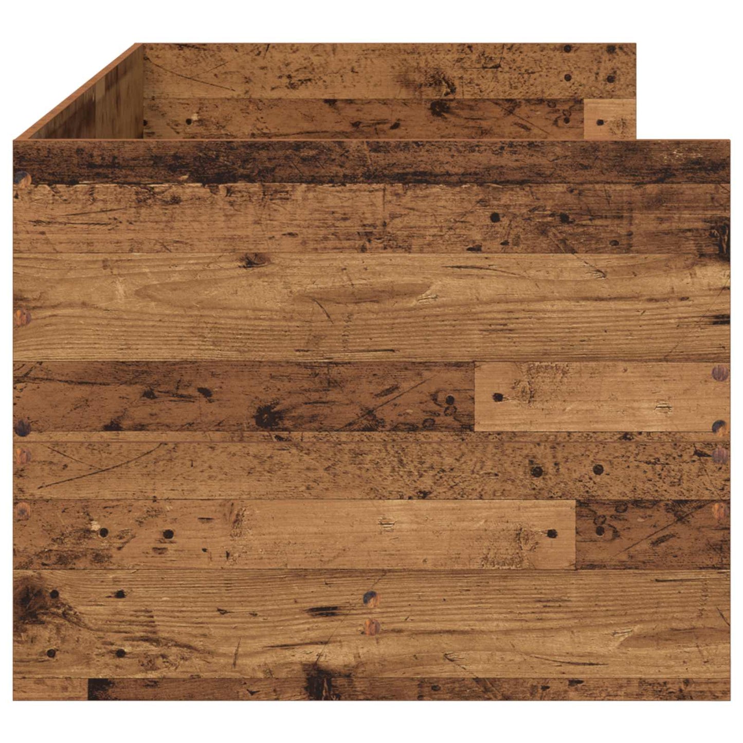 Bed Frame with Storage Old Wood 80 x 200 cm Engineered Wood
