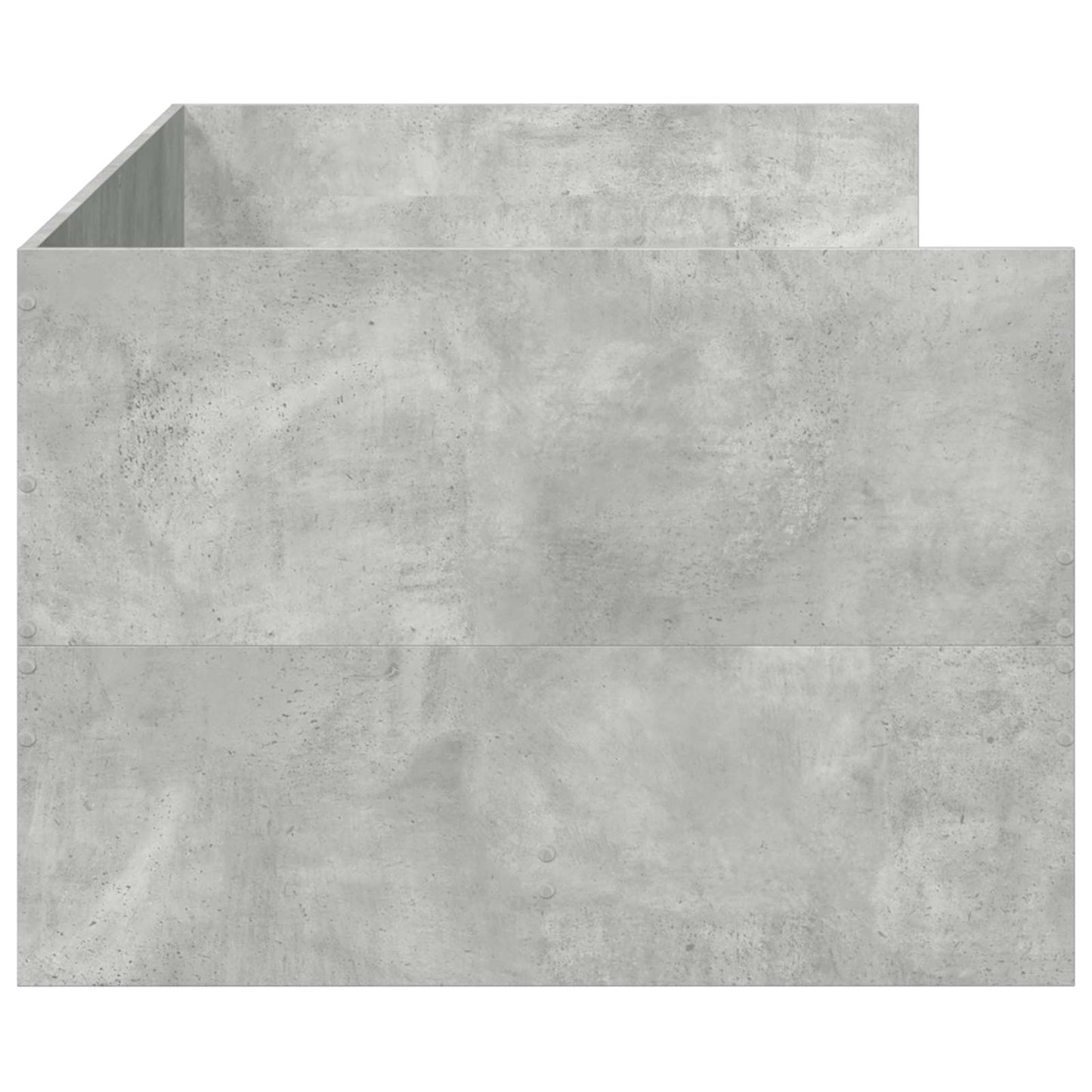 Bed Frame with Storage Concrete Grey 80 x 200 cm