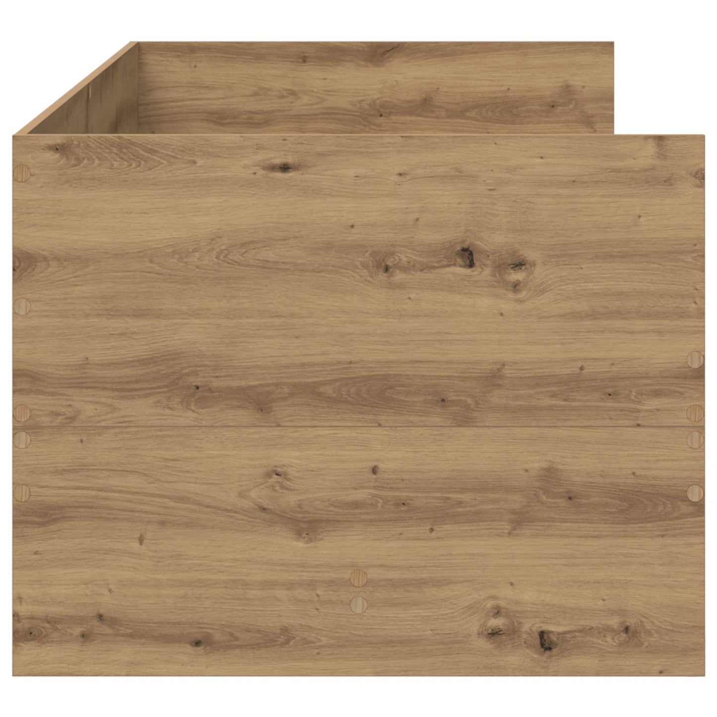 Bed Frame with Storage Artisian Oak 80 x 200 cm Engineered Wood