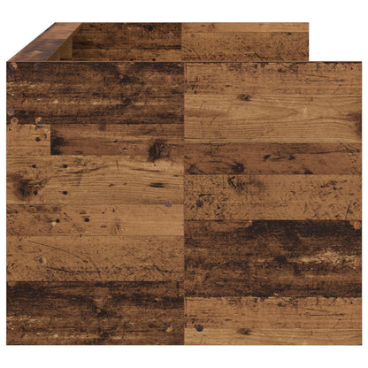 Bed Frame with Storage Old Wood 80 x 200 cm Engineered Wood