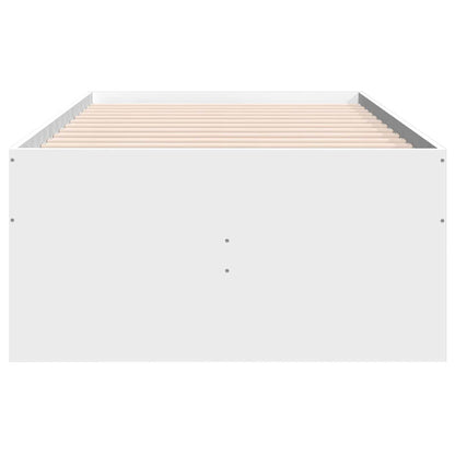 Bed Frame with Storage White 80 x 200 cm Engineered Wood