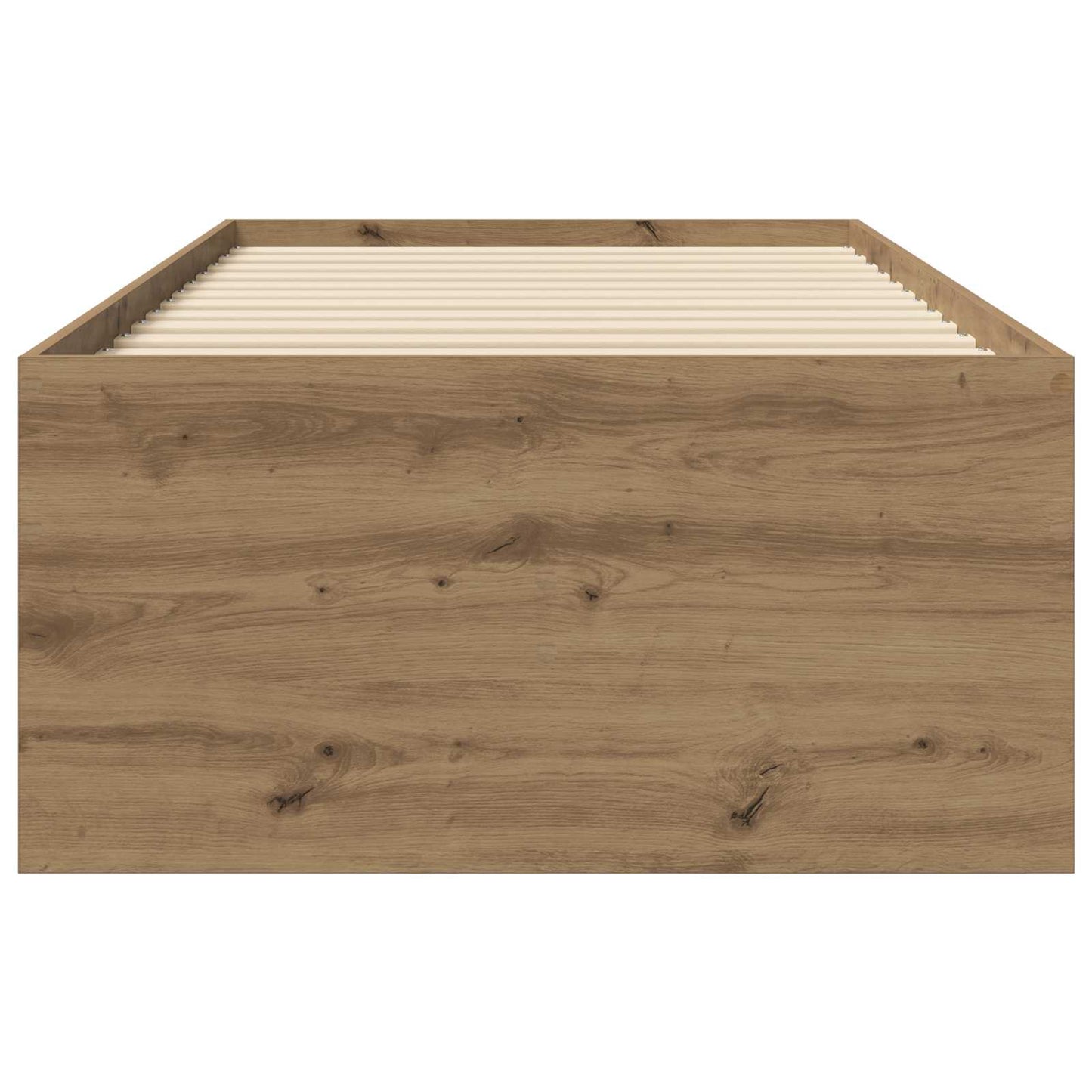 Bed Frame with Storage Artisian Oak 80 x 200 cm Engineered Wood