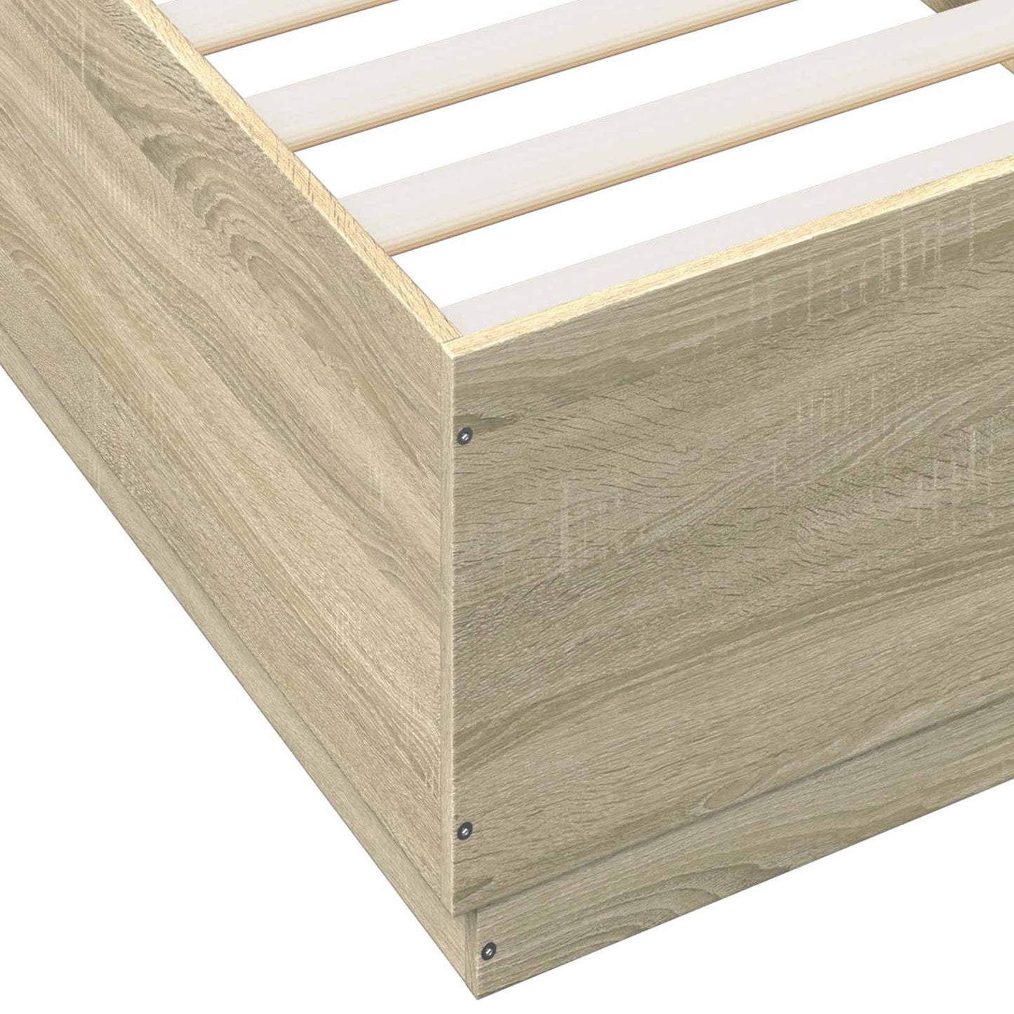 Bed Frame Sonoma Oak 80 x 200 cm Engineered Wood