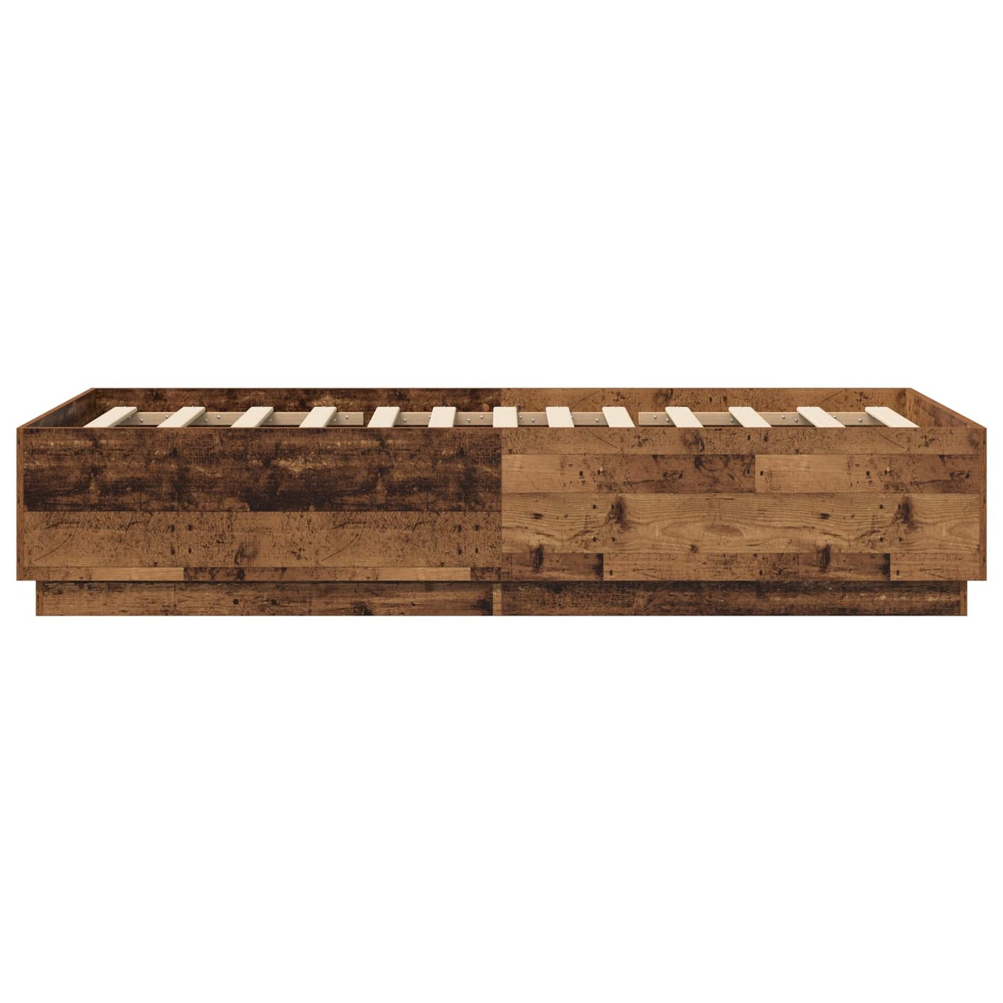Bed Frame Old Wood 80 x 200 cm Engineered Wood
