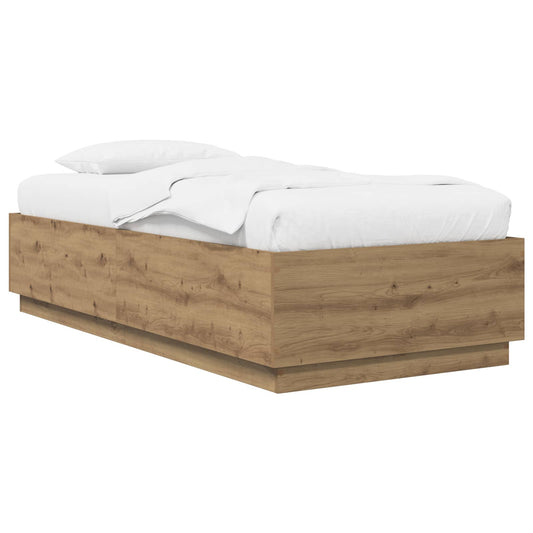 Bed Frame Artisian Oak 80 x 200 cm Engineered Wood