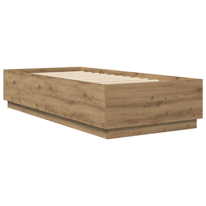Bed Frame Artisian Oak 80 x 200 cm Engineered Wood