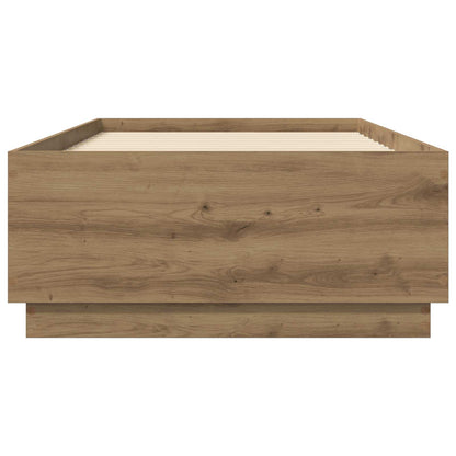 Bed Frame Artisian Oak 80 x 200 cm Engineered Wood