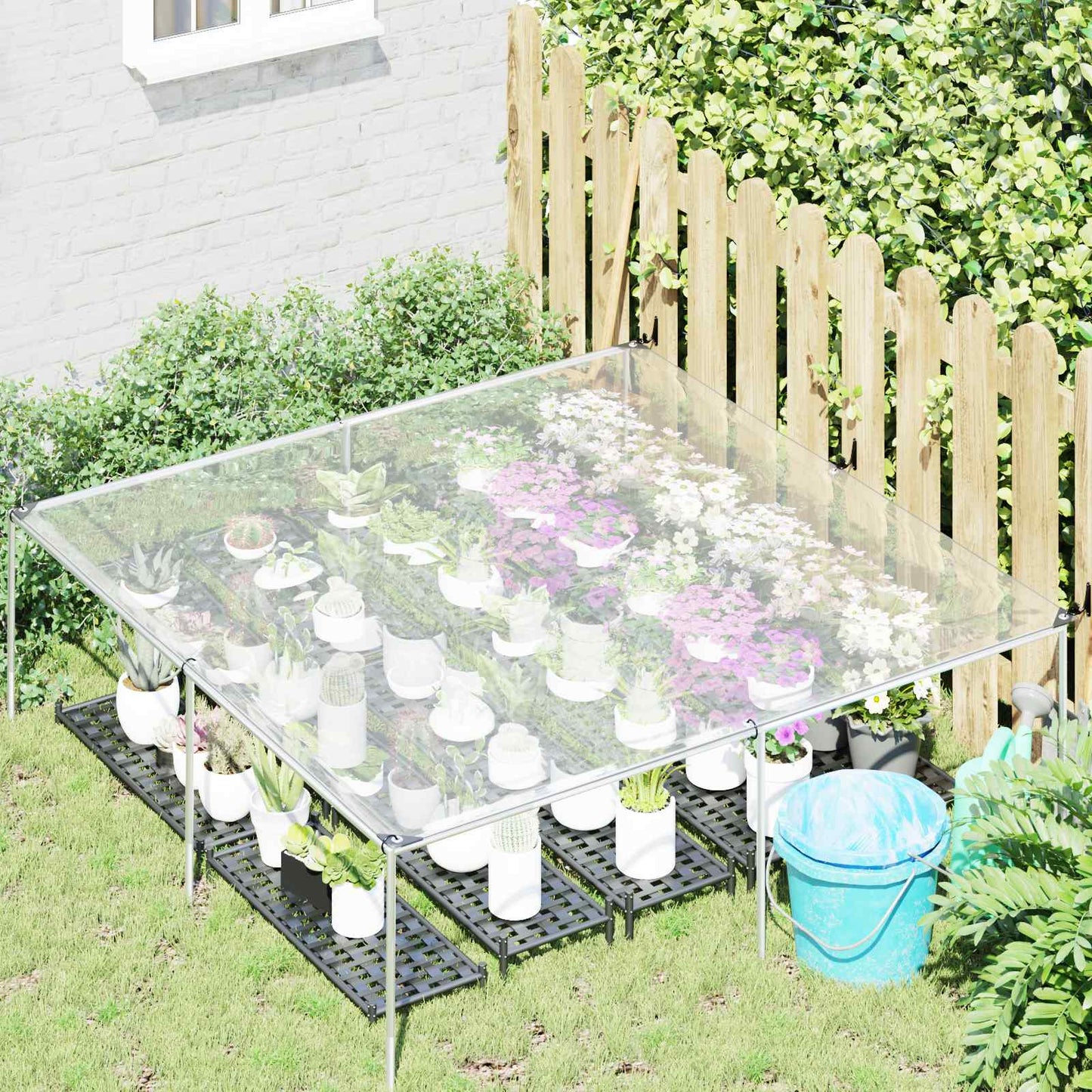 Plant Cover Transparent 2 x 2 m PE
