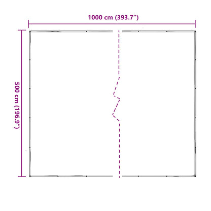Plant Cover Transparent 5 x 10 m PE