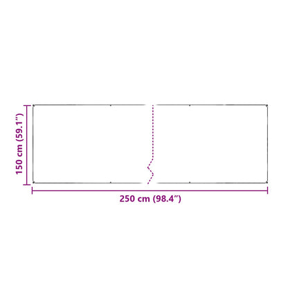 Plant Cover Transparent 2.5 x 1.5 m PE