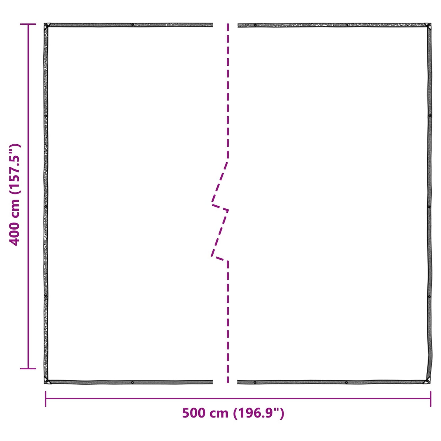 Plant Cover Transparent 4 x 5 m PE