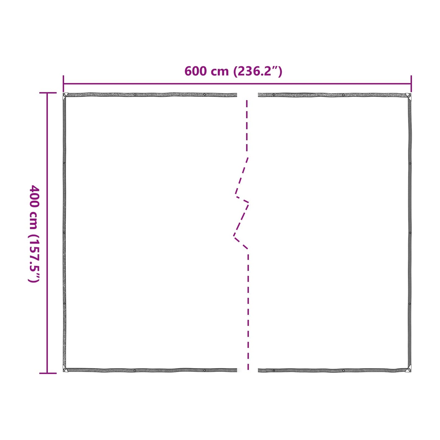 Plant Cover Transparent 4 x 6 m PE