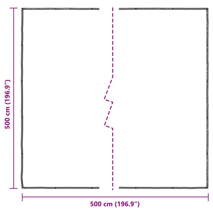 Plant Cover Transparent 5 x 5 m PE