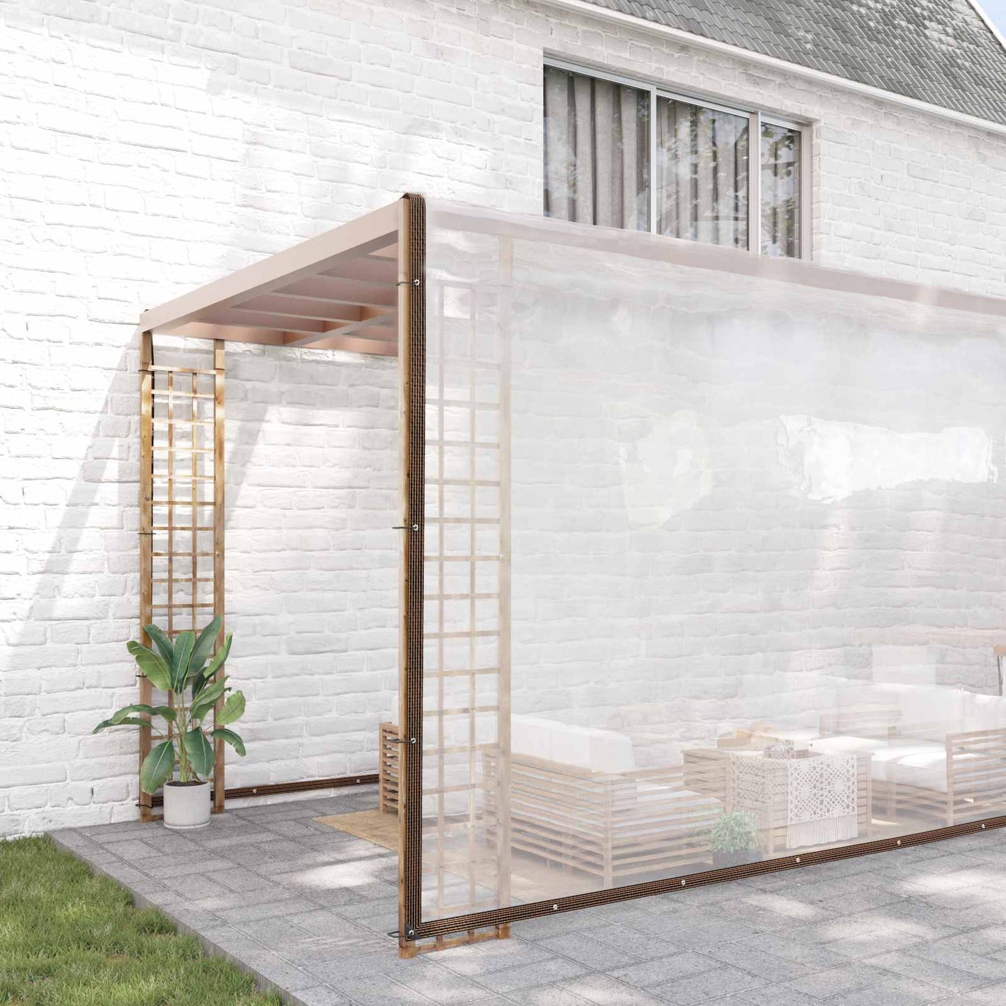 Plant Cover Transparent 12 x 12 m PE