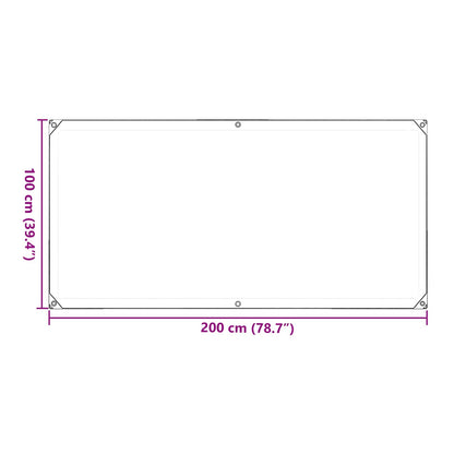 Plant Cover Transparent 1 x 2 m PVC