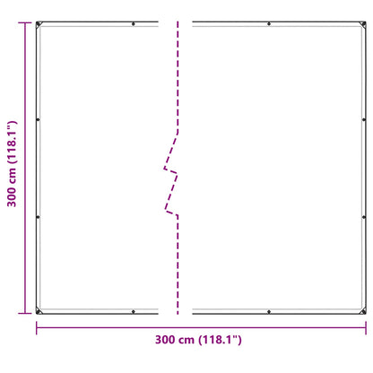 Plant Cover Transparent 3 x 3 m PVC