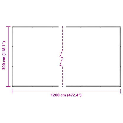 Plant Cover Transparent 3 x 12 m PVC