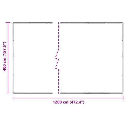 Plant Cover Transparent 4 x 12 m PVC