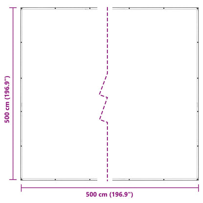 Plant Cover Transparent 5 x 5 m PVC