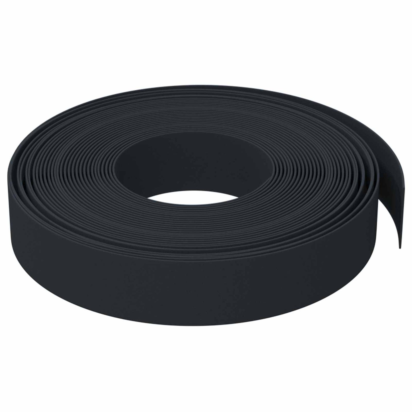 Garden Edging 25 m 10 cm PE Black