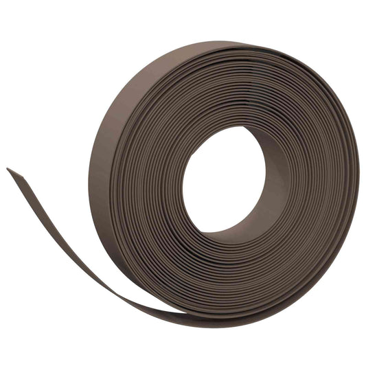 Garden Edging 25 m 10 cm PE Brown